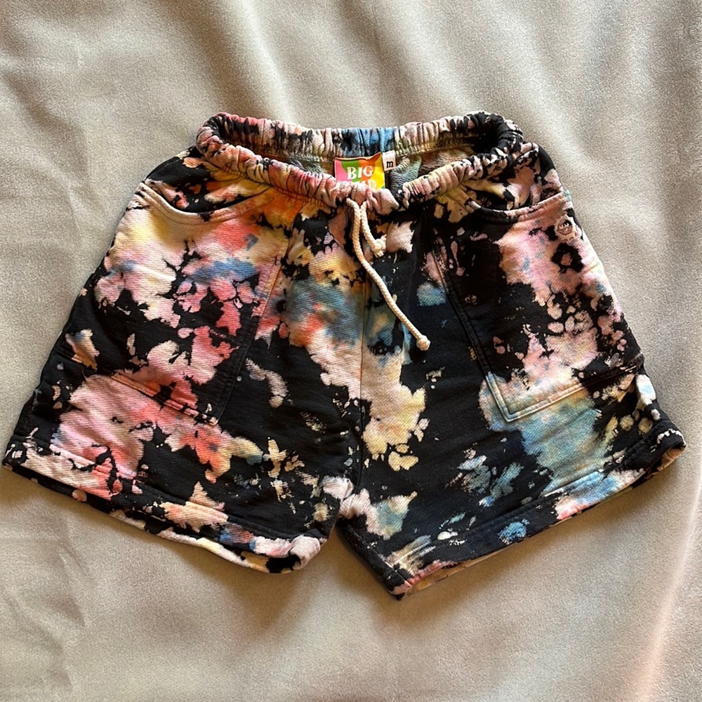 Big bud press rainbow magic waters sweat shorts medium